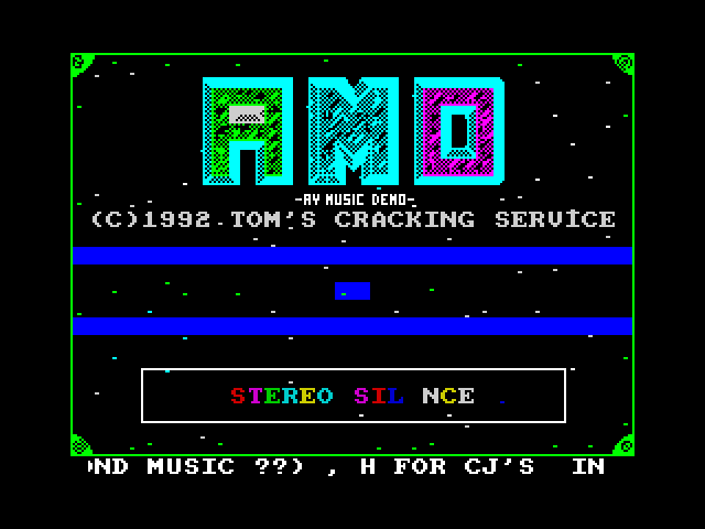 AMD (AY Music Demo) image, screenshot or loading screen