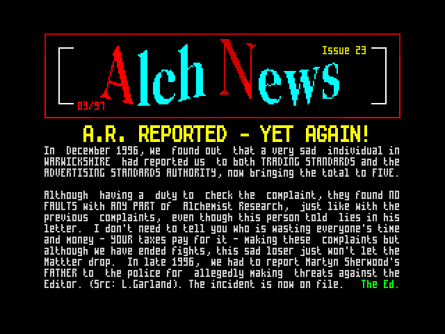 AlchNews 23 image, screenshot or loading screen