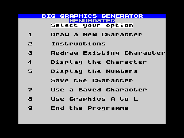Big Graphics Generator image, screenshot or loading screen