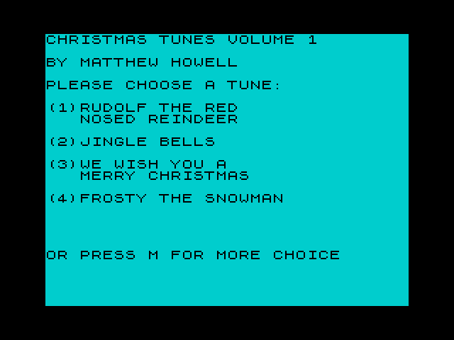 Christmas Tunes image, screenshot or loading screen