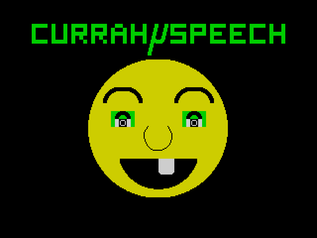 Currah MicroSpeech Demonstration image, screenshot or loading screen