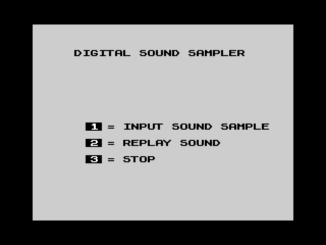 Digital Sound Sampler image, screenshot or loading screen