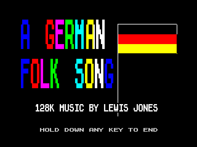 A German Folk Song image, screenshot or loading screen