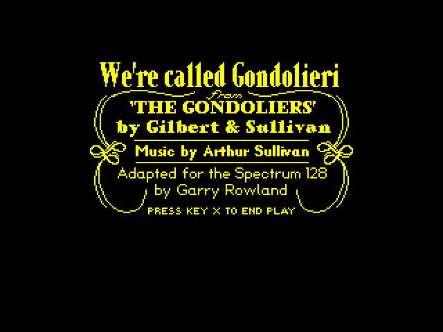 The Gondoliers image, screenshot or loading screen
