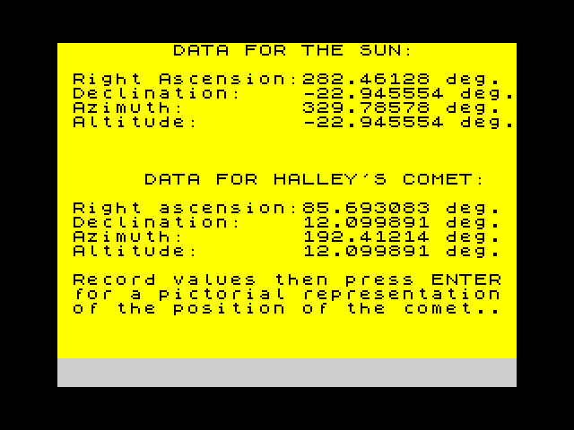 Halley's Comet image, screenshot or loading screen