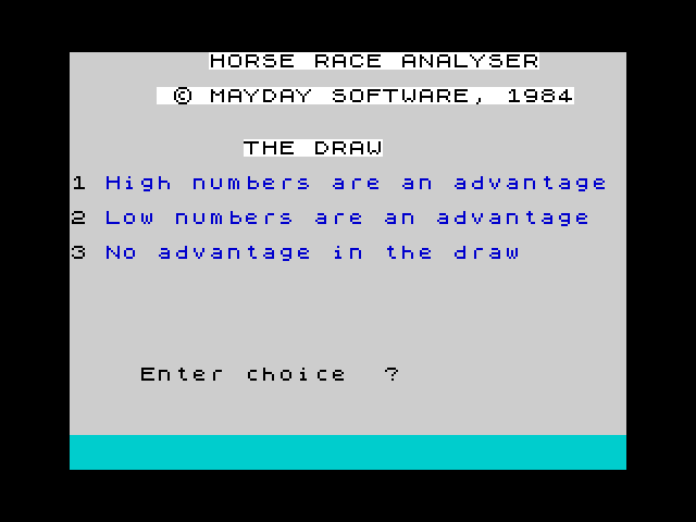 Horse Race Analyser image, screenshot or loading screen