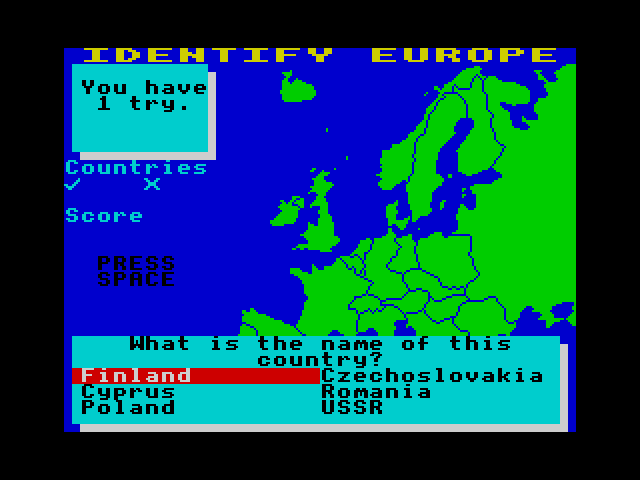 Identify Europe image, screenshot or loading screen