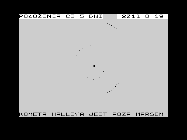 Kometa Halleya image, screenshot or loading screen
