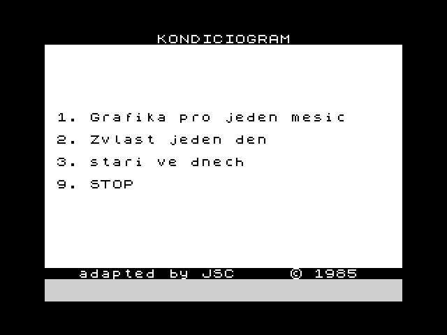 Kondiciogram image, screenshot or loading screen