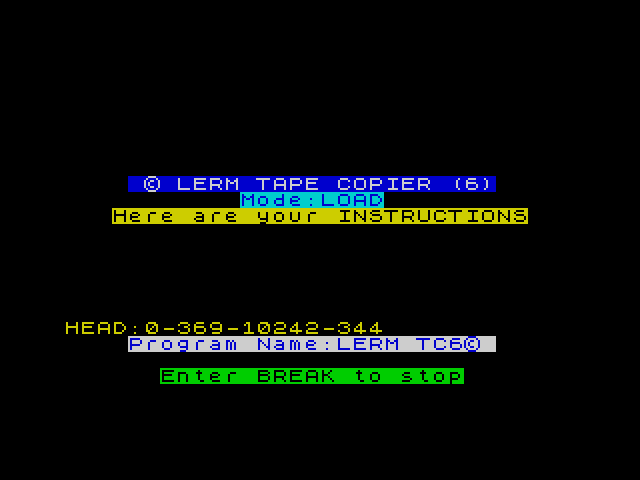 Lerm Tape Copier 6 image, screenshot or loading screen