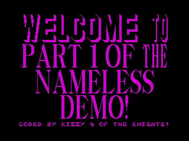 The Nameless Demo image, screenshot or loading screen