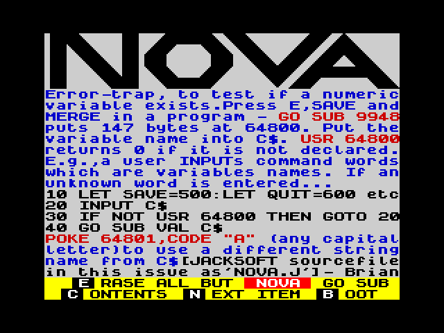 Nova image, screenshot or loading screen