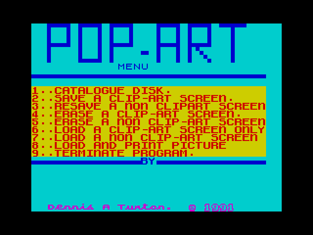 Pop-Art image, screenshot or loading screen