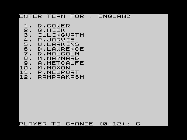 Revised World Cup Cricket 1993 image, screenshot or loading screen