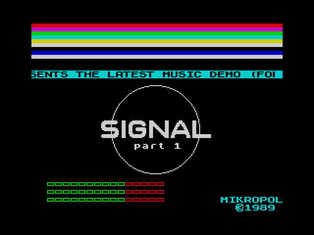 Signal Part 1 image, screenshot or loading screen