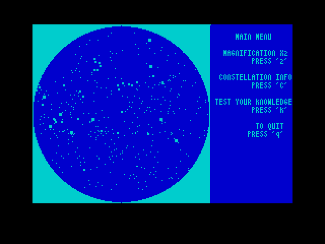 The Spectrum Star Atlas image, screenshot or loading screen
