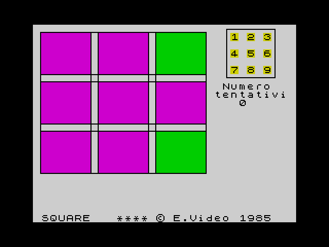 Square image, screenshot or loading screen