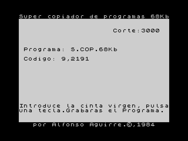Super Copiador 68K image, screenshot or loading screen