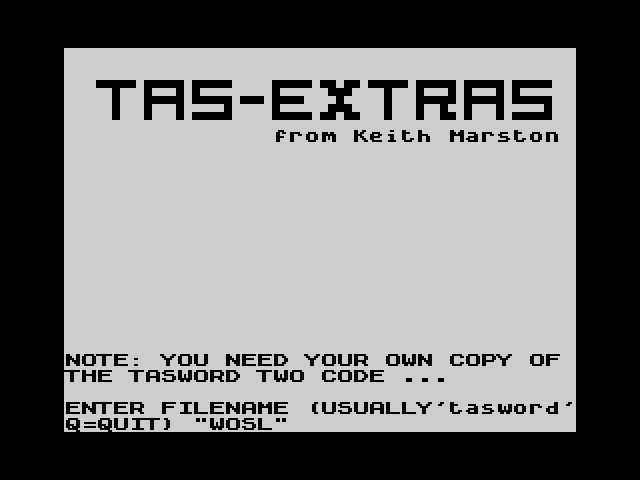 Tas-Extras image, screenshot or loading screen