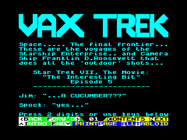Vax Trek VII, The Movie: 