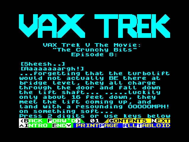 Vax Trek V The Movie: The Crunchy Bits Episode 8 image, screenshot or loading screen