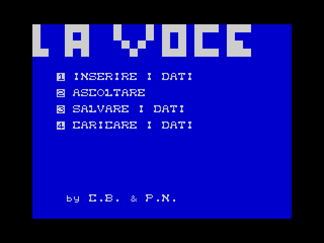 La Voce image, screenshot or loading screen