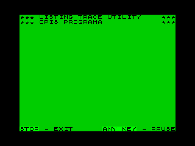 ZX Spectrum Tracer image, screenshot or loading screen