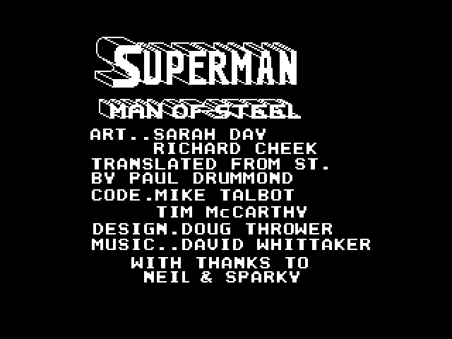 Superman - The Man of Steel image, screenshot or loading screen