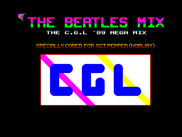 The Beatles Mix: The C.G.L. '89 Mega Mix image, screenshot or loading screen