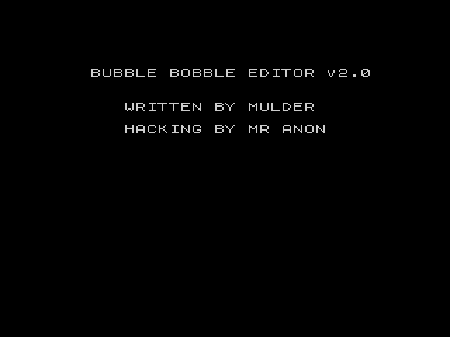 Bubble Bobble Editor image, screenshot or loading screen