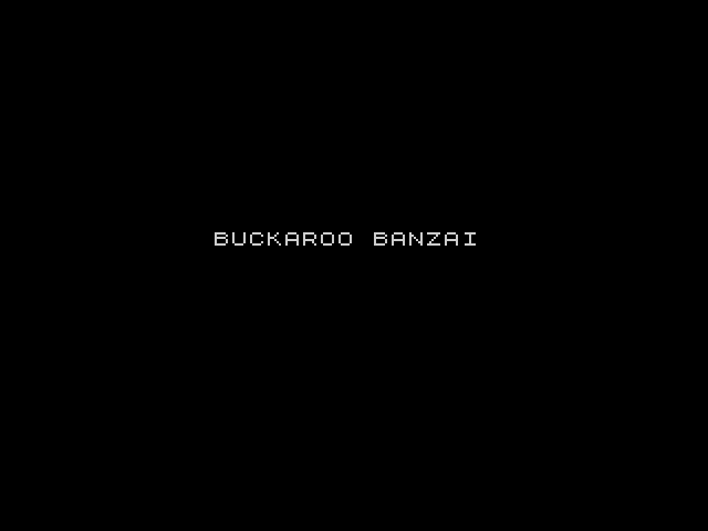 Buckaroo Banzai image, screenshot or loading screen