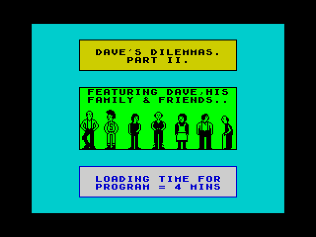 Dave's Dilemmas Part II image, screenshot or loading screen