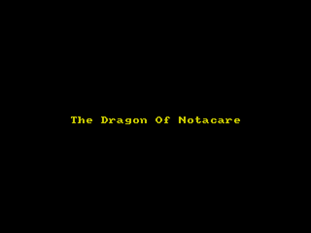 The Dragon of Notacare image, screenshot or loading screen