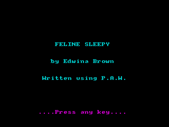 Feline Sleepy image, screenshot or loading screen