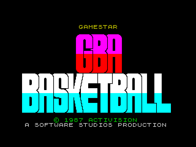 GBA Championship Basketball image, screenshot or loading screen