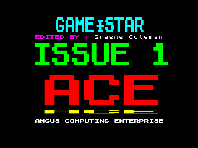Gamestar issue 01 image, screenshot or loading screen