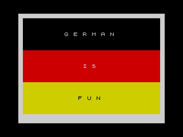 German is Fun image, screenshot or loading screen