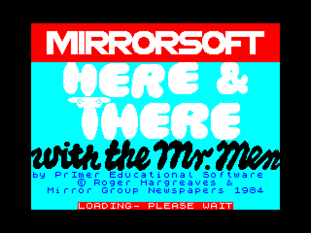Here and There with the Mr. Men image, screenshot or loading screen