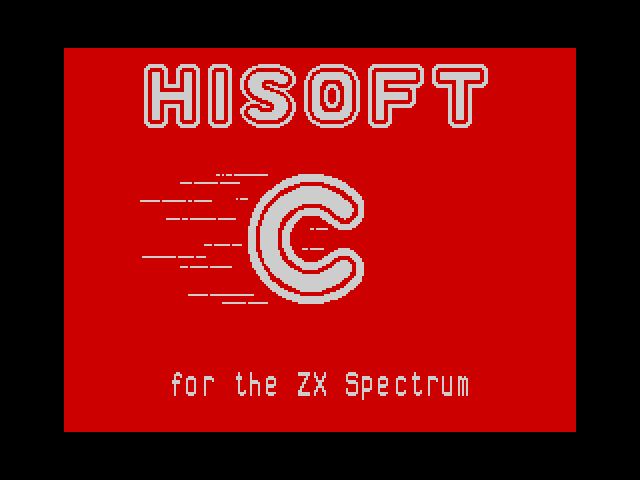 HiSoft C image, screenshot or loading screen