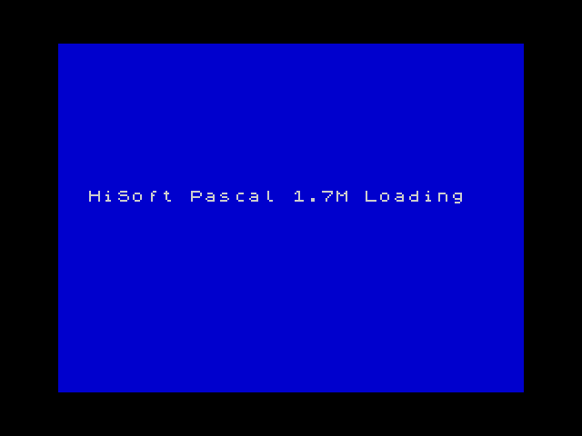 HiSoft Pascal 4 image, screenshot or loading screen