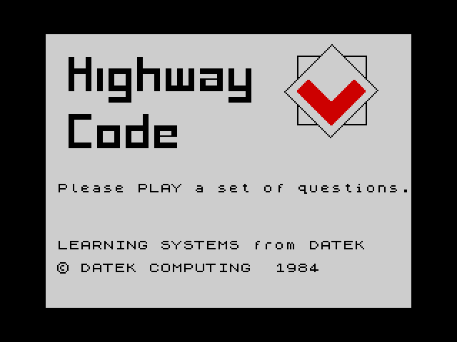 Highway Code image, screenshot or loading screen