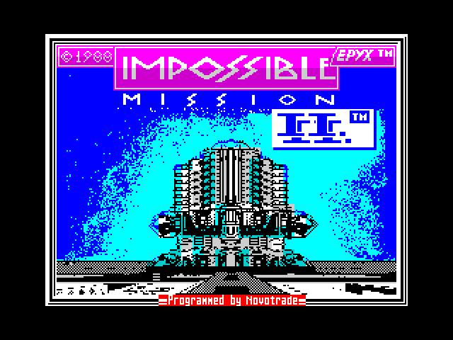 Impossible Mission II image, screenshot or loading screen