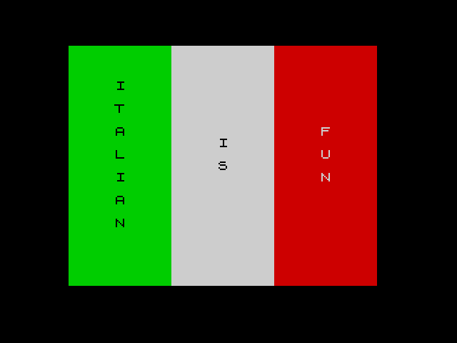 Italian is Fun image, screenshot or loading screen
