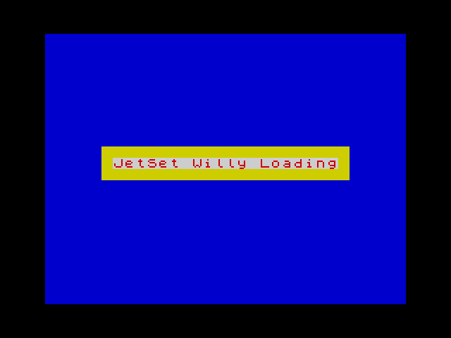 Jet Set Willy: Mono image, screenshot or loading screen