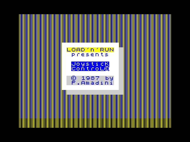 Joystick Control image, screenshot or loading screen