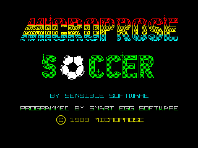 MicroProse Soccer image, screenshot or loading screen