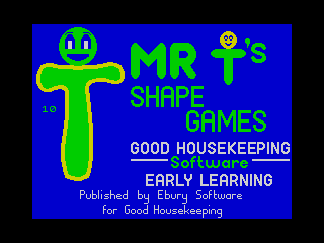 Mr T's Shape Games image, screenshot or loading screen