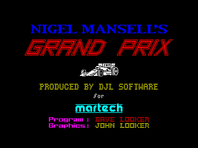 Nigel Mansell's Grand Prix image, screenshot or loading screen
