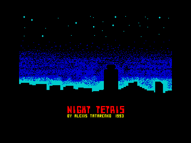Night Tetris image, screenshot or loading screen