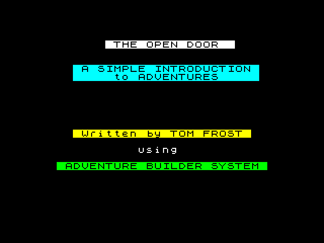 The Open Door image, screenshot or loading screen